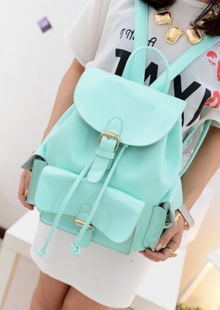 mint green rucksack